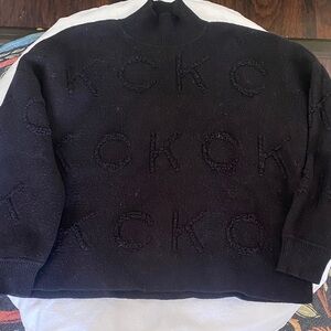 Calvin Klein Black Sweater with CK logo